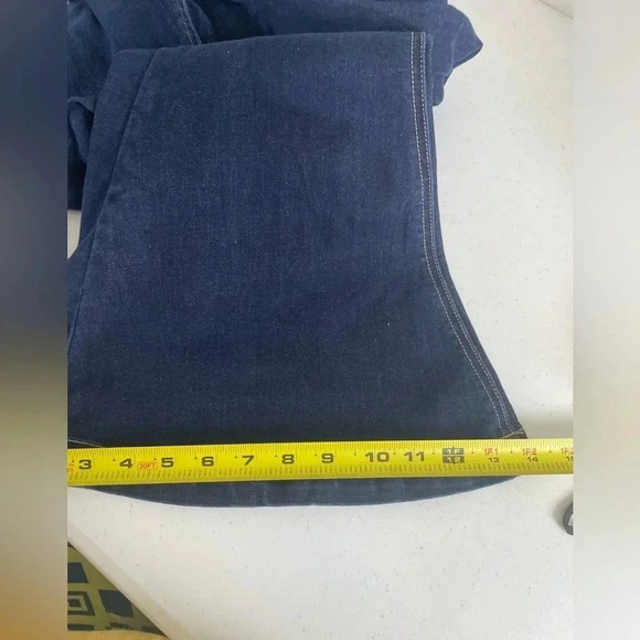 KanCan High Rise Extreme Flare Jeans 5 26x32” Dark Wash Denim Bell Bottoms 0050 - Picture 9 of 12